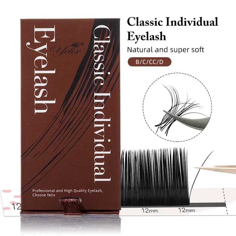 Super Matte Classic individuālie skropstu pieaudzinājumi 0.18mm