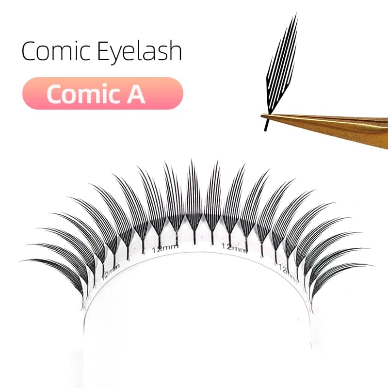 Feather Shape Spire individuālās Brazilian Volume skropstas