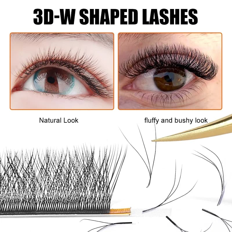 3D W formas gatavas tilpuma ventilatora skropstu pieaudzēšanas