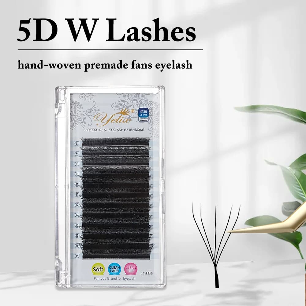 5D W Shaped Automatic Bloom Premade Fans
